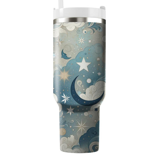 Whimsical Celestial Pattern  Decorative Tumblers