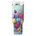 Vibrant Tulip Bloom  Tumblers With Lids