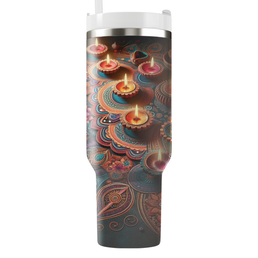 Vibrant Diwali Harmony Tumblers With Lids