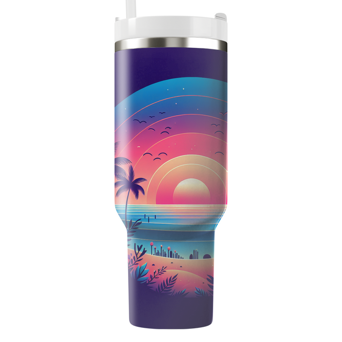 Radiant Sunset Silhouette  Tumblers For Gifts