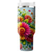 Vibrant Flower Fiesta  Tumbler Cups