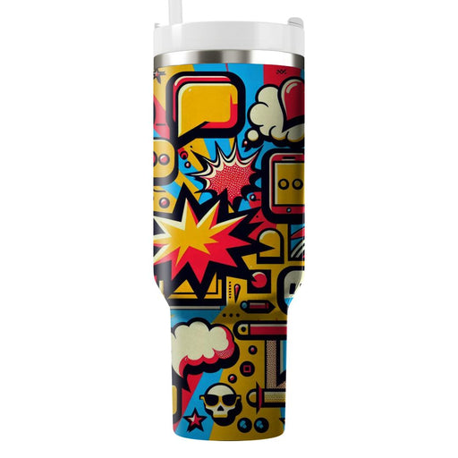 Vibrant Pop Art  Insulated Tumblers