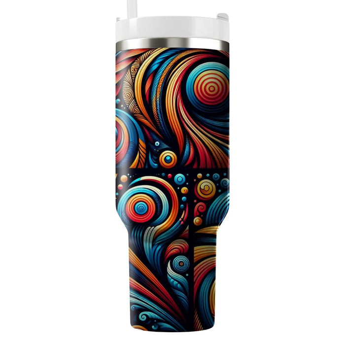 Bold Spiral Patterns  Tumbler Cups