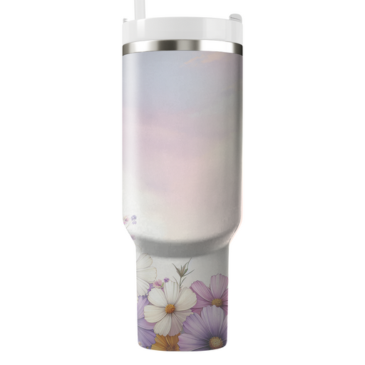 Blossoming Meadow  Tumblers With Lids