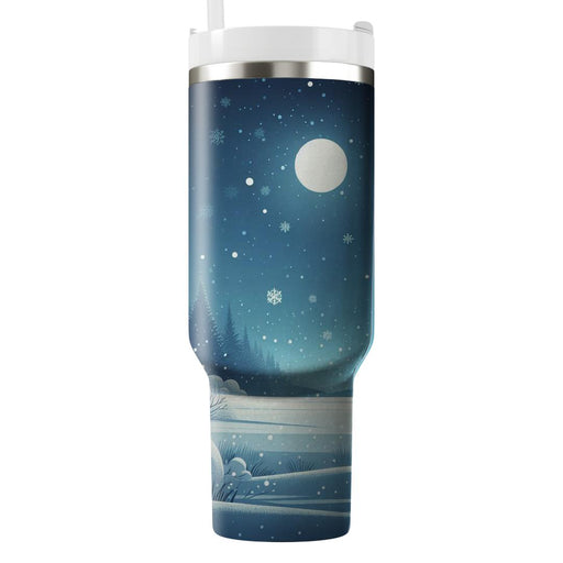 Winter Snowfall Bliss  Custom Tumblers