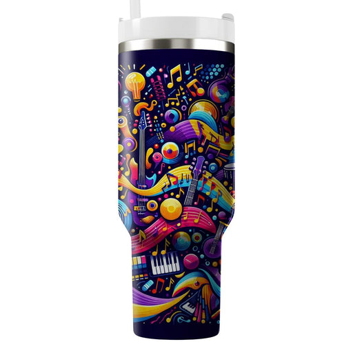 Vibrant Harmony - World Music Day  Custom Tumblers