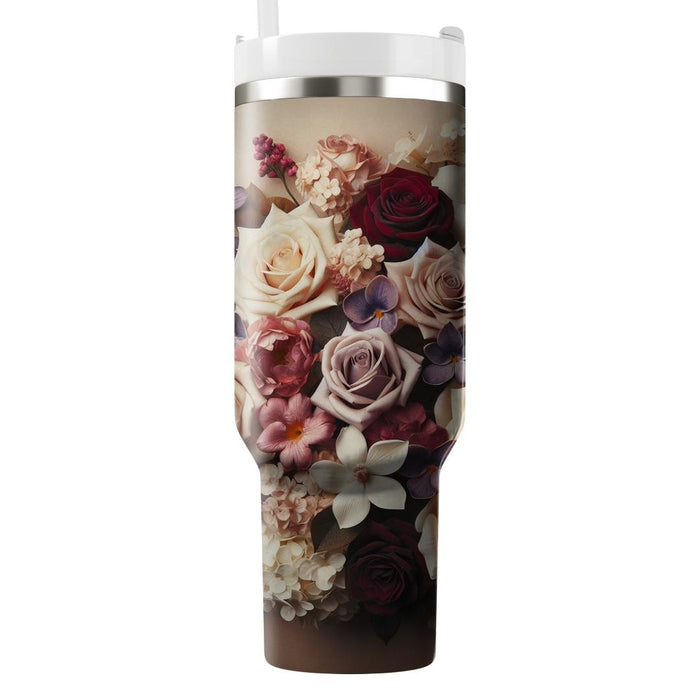 Vintage Blossom  Insulated Tumblers