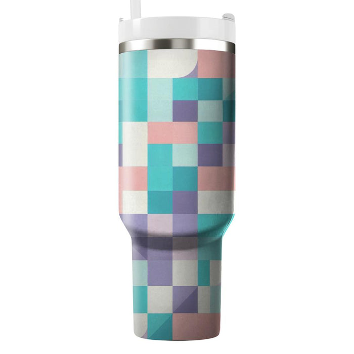 Bright Pastel Checker  Tumblers For Gifts