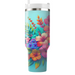 Vibrant Floral Fusion  Custom Tumblers