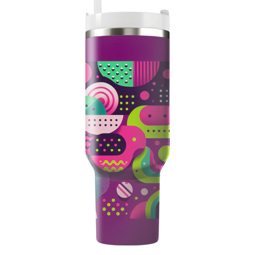 Abstract Floral Burst  Decorative Tumblers