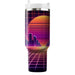 Synthwave Grid  Personalized Tumblers