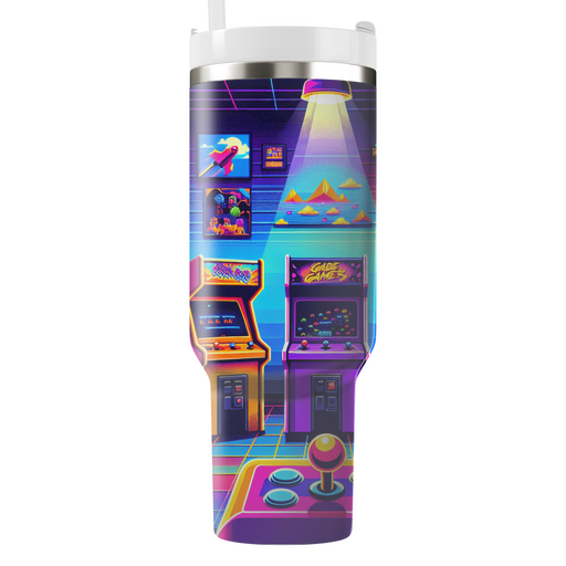 Retro Video Game Arcade Personalized Tumblers