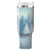 Winter Frosty Pines  Personalized Tumblers