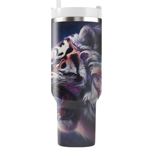 Galactic Tiger Roar  Decorative Tumblers