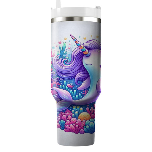 Whimsical Narwhal Dreamscape  Decorative Tumblers