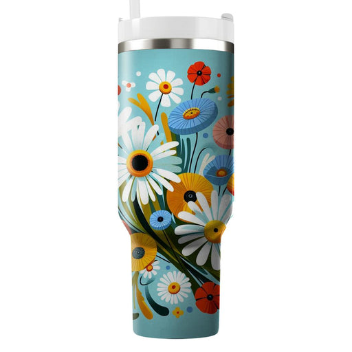 Whimsical Floral Dance  Unique Tumblers