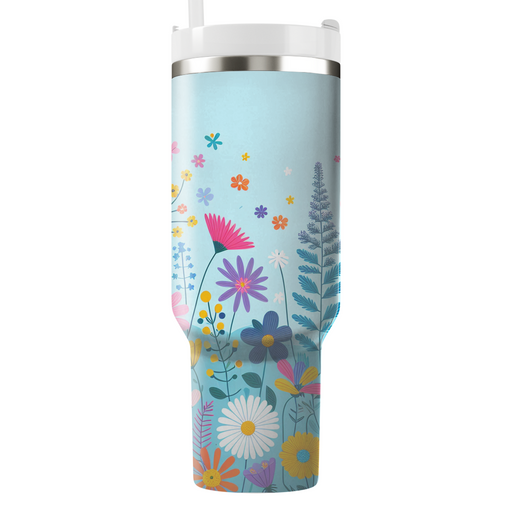 Whimsical Wildflower Garden  Insulated Tumblers