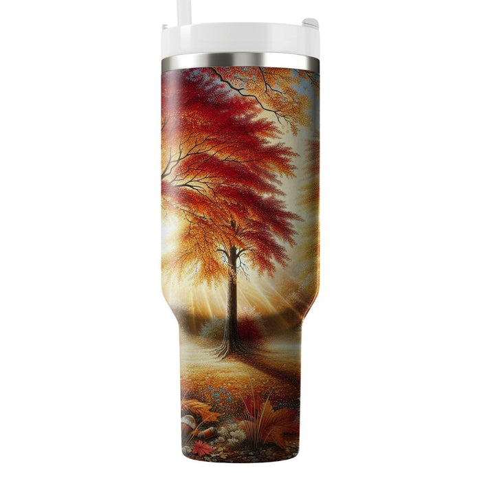 Autumn Nature's Palette  Decorative Tumblers