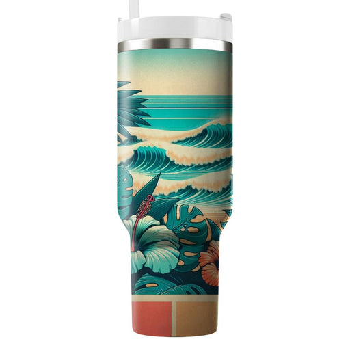 Tropical Paradise Vibe  Decorative Tumblers