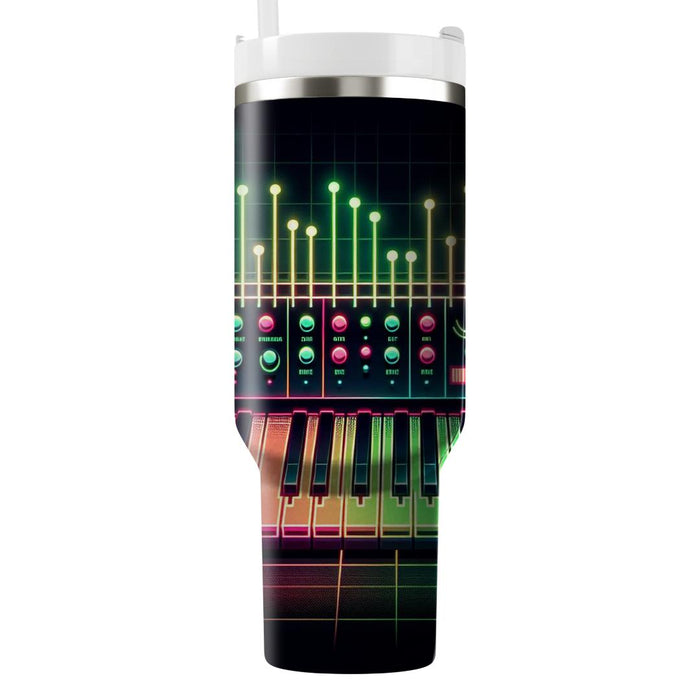 Synthesizer Spectrum  Tumblers With Lids