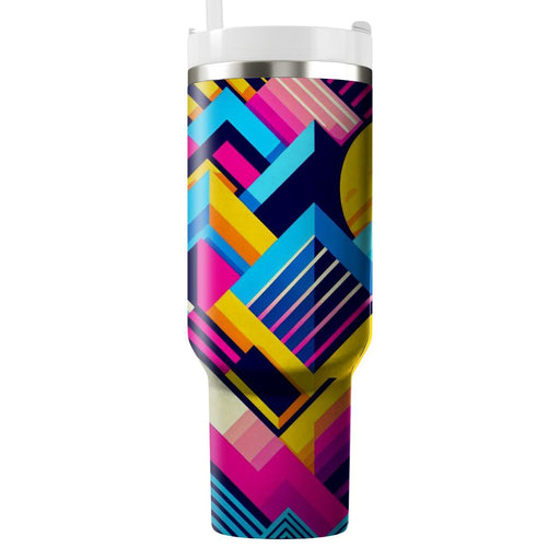 Geometric Vibes  Insulated Tumblers