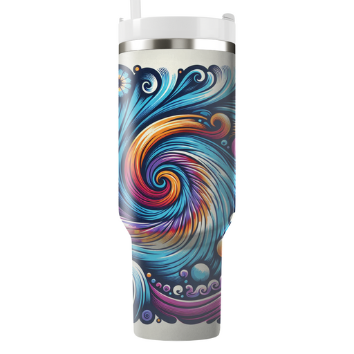 Bold Tie-dye Patterns Decorative Tumblers