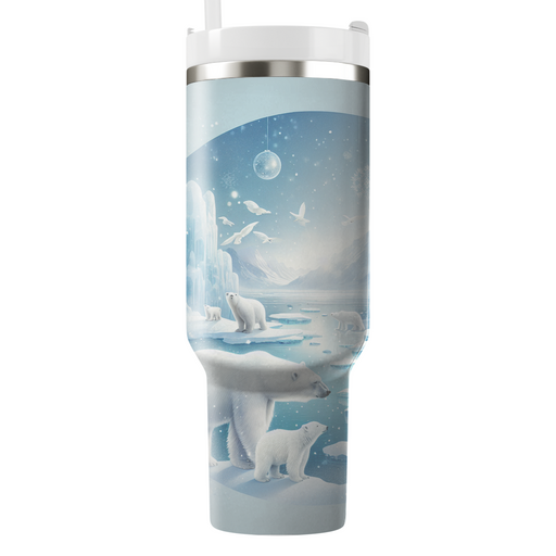 Winter Polar Wonderland  Personalized Tumblers