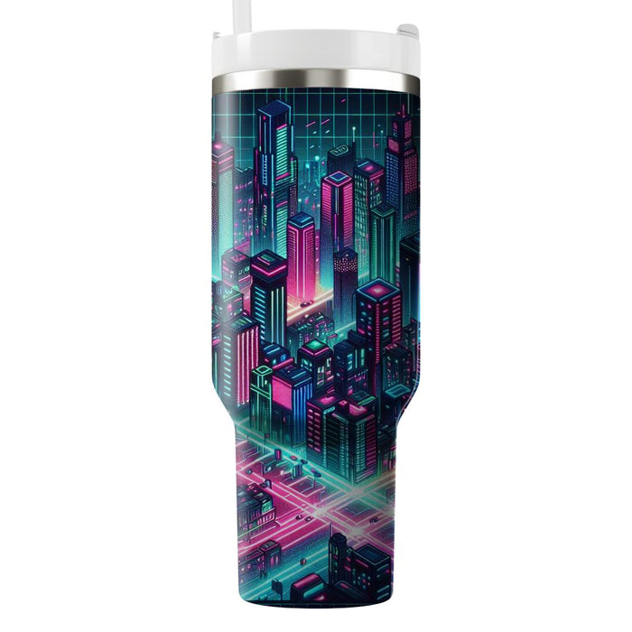 Techno City  Travel Tumblers