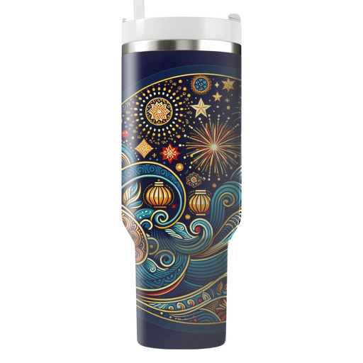 Waves Of Harmony - A Global Festival Celebration Custom Tumblers