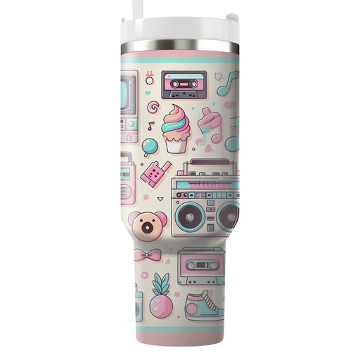 Kawaii 80s Icons Personalized Tumblers