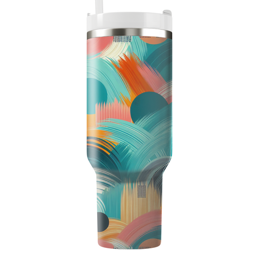 Artistic Paint Strokes Decorative Tumblers