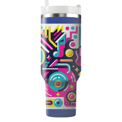 Retro Neon Lights Travel Tumblers