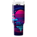 Retro Neon Gradient  Travel Tumblers