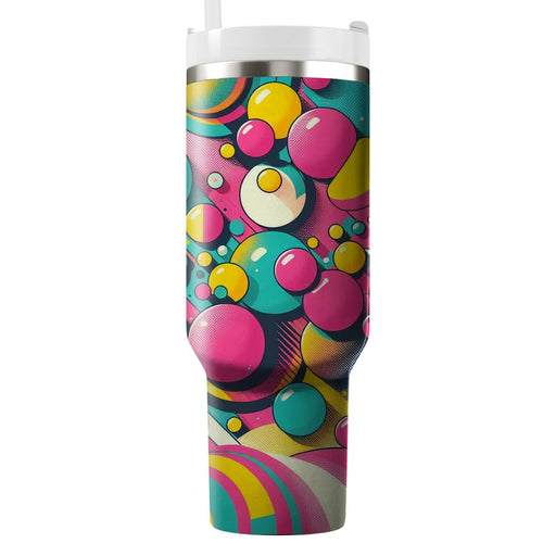 Vibrant Geometric Dots Insulated Tumblers