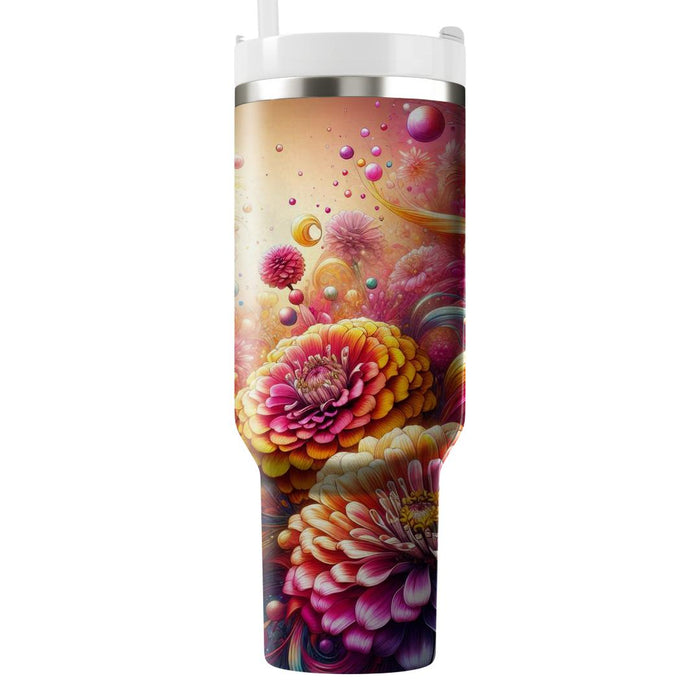 Bold Bloom Burst  Tumbler Cups