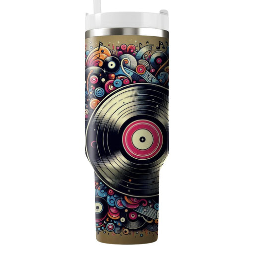 Vintage Vinyl Record  Tumblers For Gifts