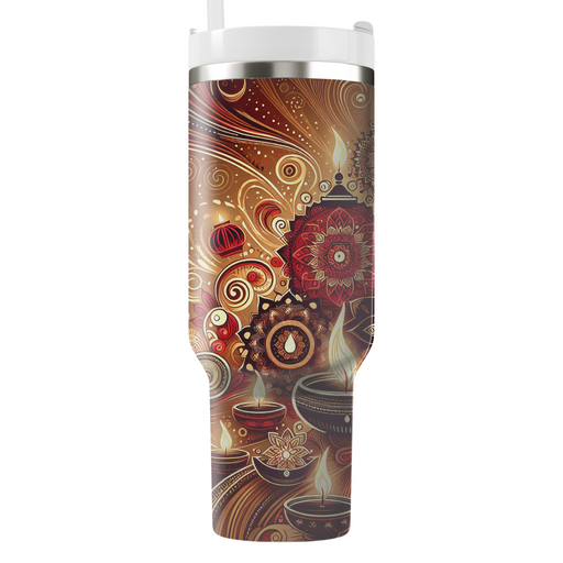 Serenity Of Lights - A Diwali  Tumbler Cups