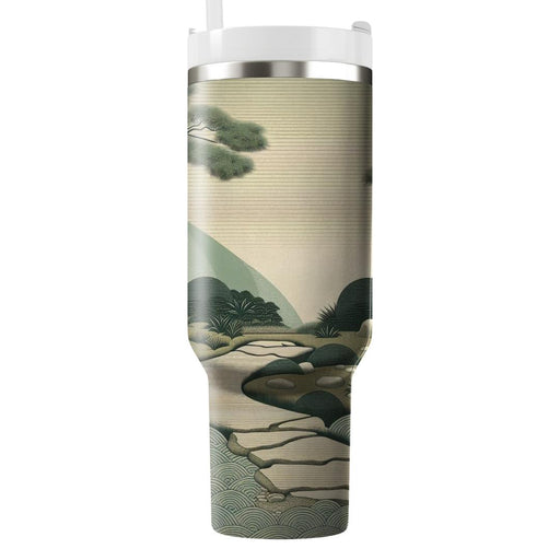 Tranquil Zen Garden  Personalized Tumblers