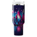 Synth City Skyline  Personalized Tumblers