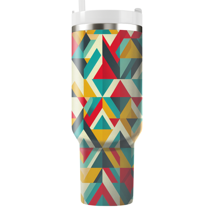 Retro Triangular Pop  Unique Tumblers