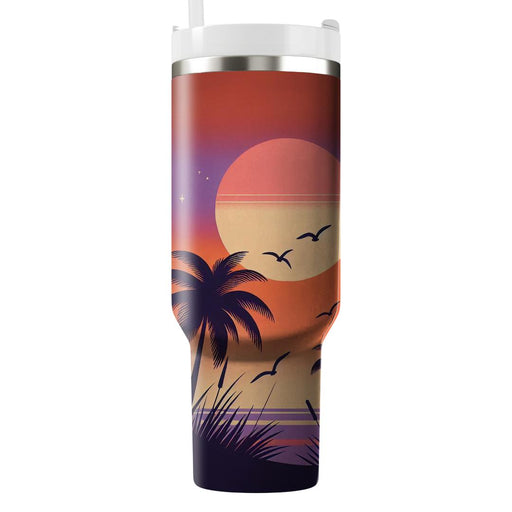 Tangerine Twilight  Unique Tumblers