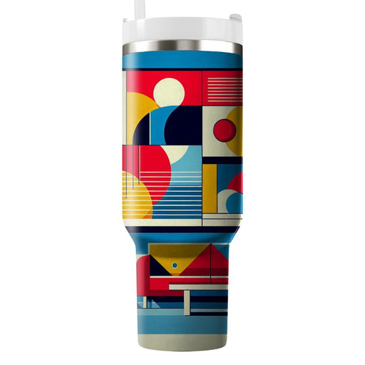 Striking Color Blocks  Custom Tumblers