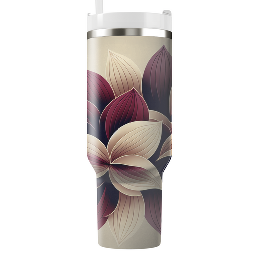 Geometric Layered Petals Custom Tumblers