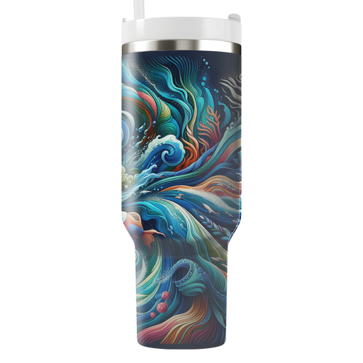 Waves Of Celebration - Ocean Day  Decorative Tumblers