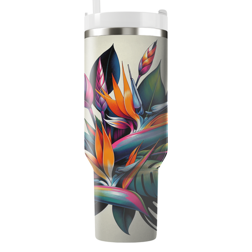 Bold Exotic Flora  Custom Tumblers