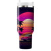 Synthwave Sunset Boulevard  Travel Tumblers