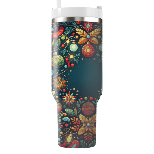 Winter Festive Lights  Personalized Tumblers