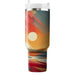 Abstract Sunrise  Tumblers With Lids