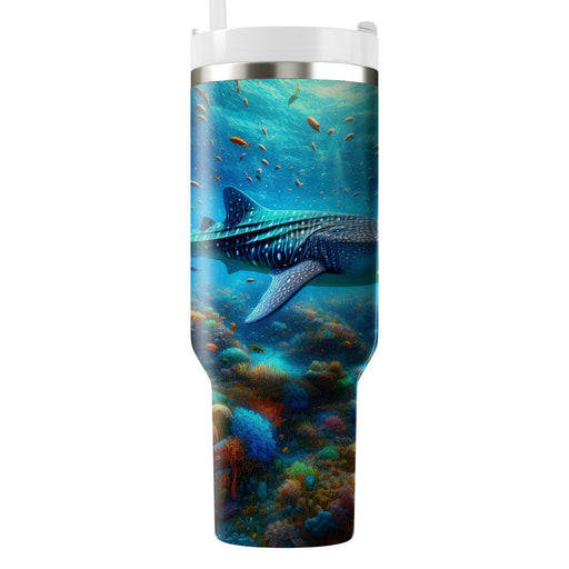 Wondrous Whale Shark Reef  Insulated Tumblers