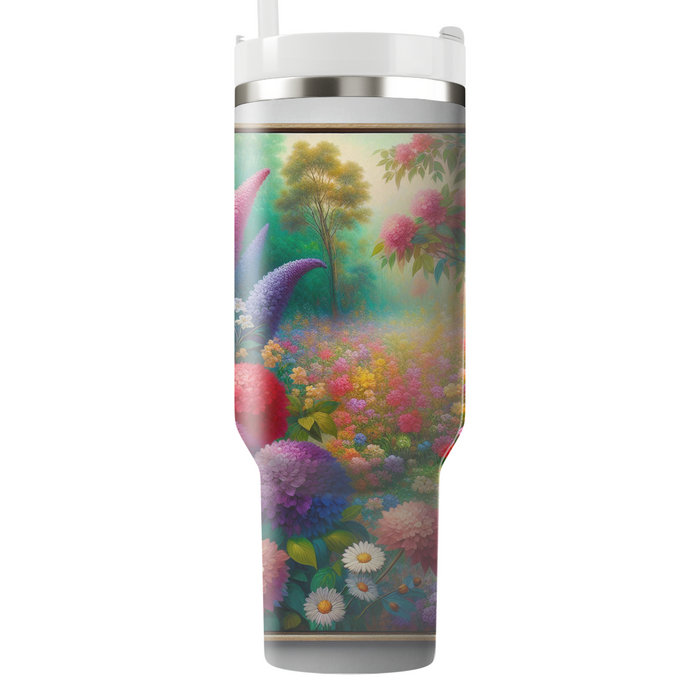 Spring Blooming Delight  Personalized Tumblers